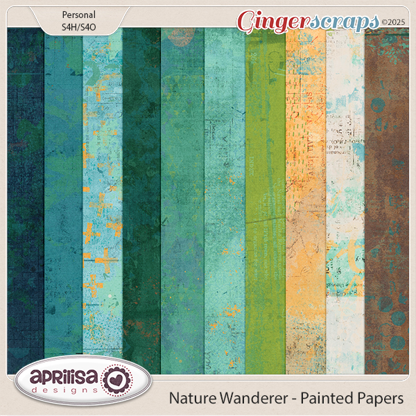 Nature Wanderer - Painted Papers by Aprilisa Designs
