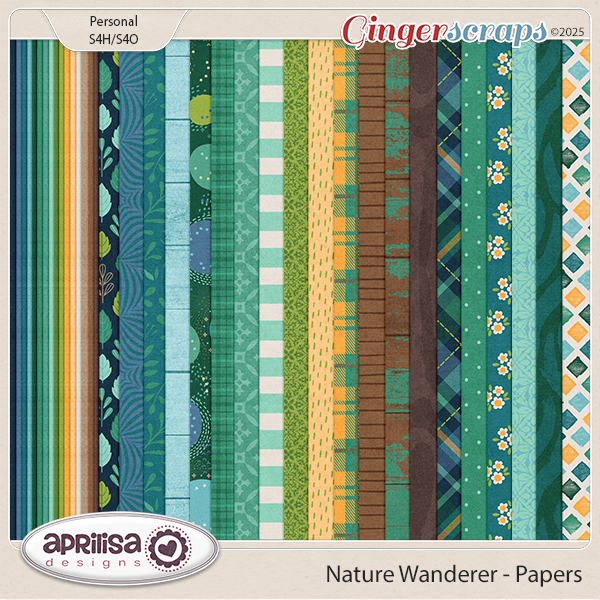 Nature Wanderer - Papers by Aprilisa Designs