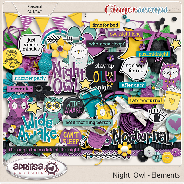 Night Owl - Elements by Aprilisa Designs