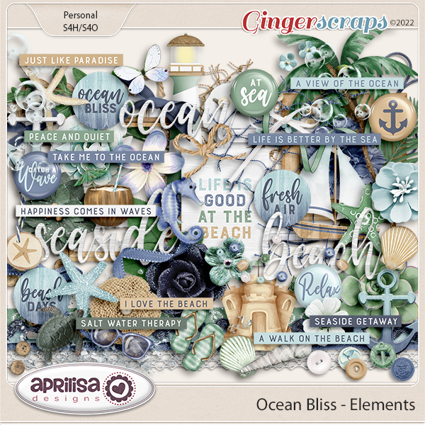 Ocean Bliss - Elements by Aprilisa Designs