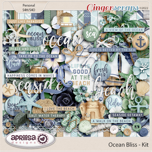 Ocean Bliss - Kit by Aprilisa Designs