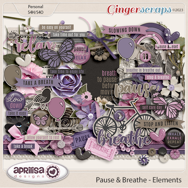 Pause & Breathe - Elements by Aprilisa Designs