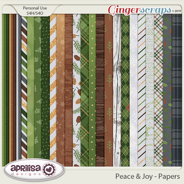 Peace & Joy - Papers by Aprilisa Designs