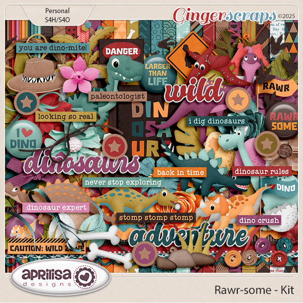 Rawr-some - Kit by Aprilisa Designs