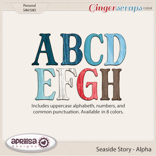 Seaside Story - Alpha by Aprilisa Designs
