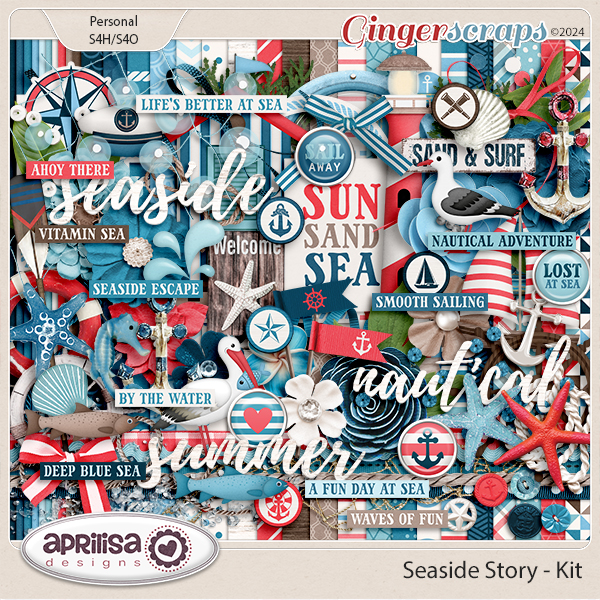 Seaside Story - Kit by Aprilisa Designs