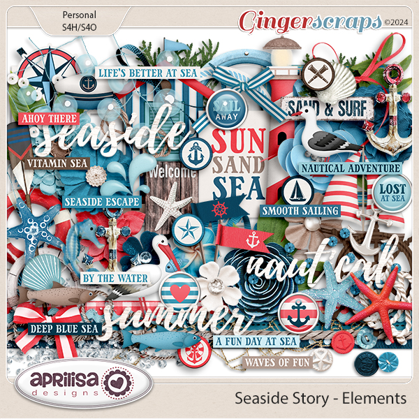 Seaside Story - Elements by Aprilisa Designs