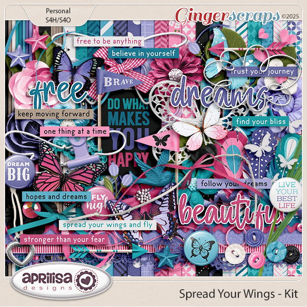 Spread Your Wings - Kit by Aprilisa Designs