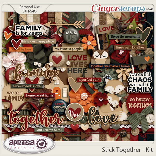 Stick Together - Kit by Aprilisa Designs