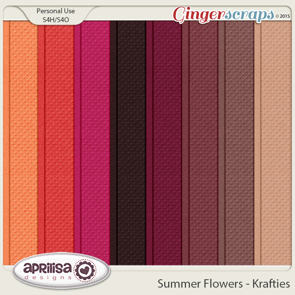 Summer Flowers - Krafties by Aprilisa Designs