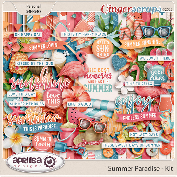 Summer Paradise - Kit by Aprilisa Designs
