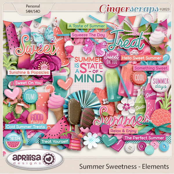 Summer Sweetness - Elements by Aprilisa Designs