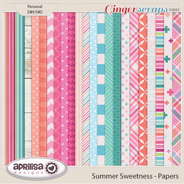 Summer Sweetness - Papers by Aprilisa Designs