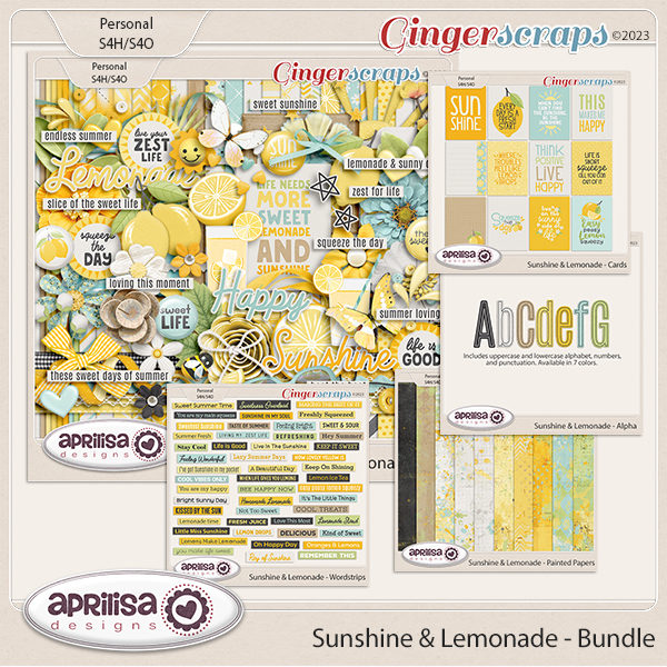 Sunshine & Lemonade  - Bundle by Aprilisa Designs