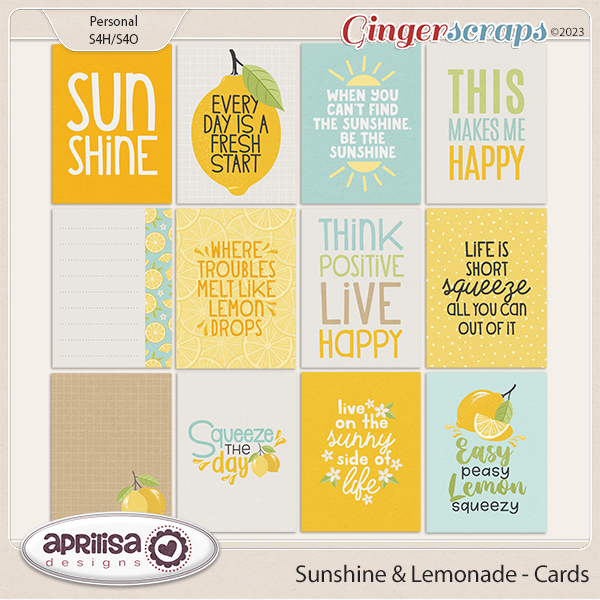 Sunshine & Lemonade - Cards by Aprilisa Designs
