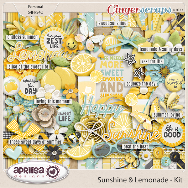 Sunshine & Lemonade - Kit by Aprilisa Designs