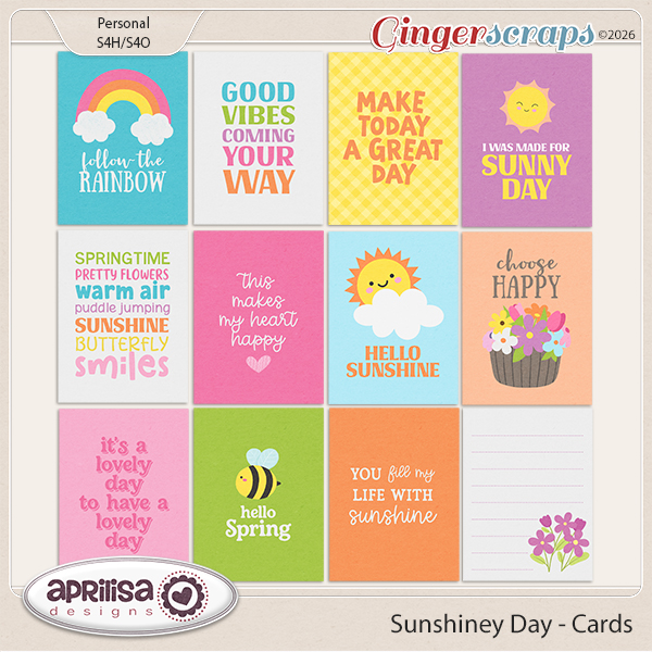 Sunshiney Day - Cards by Aprilisa Designs