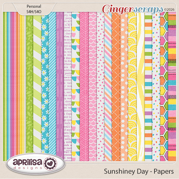 Sunshiney Day - Papers by Aprilisa Designs