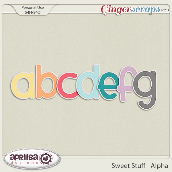 Sweet Stuff - Alpha by Aprilisa Designs