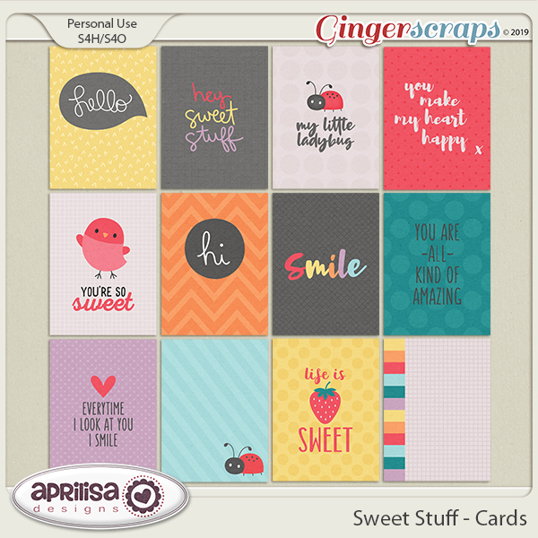 Sweet Stuff - Cards by Aprilisa Designs