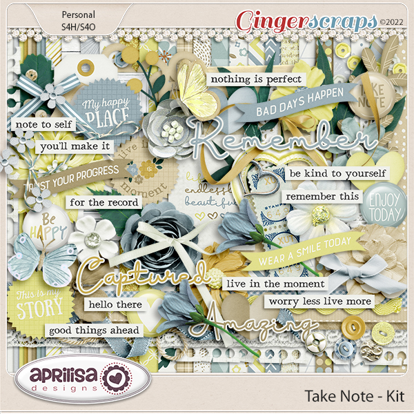 Take Note - Kit by Aprilisa Designs