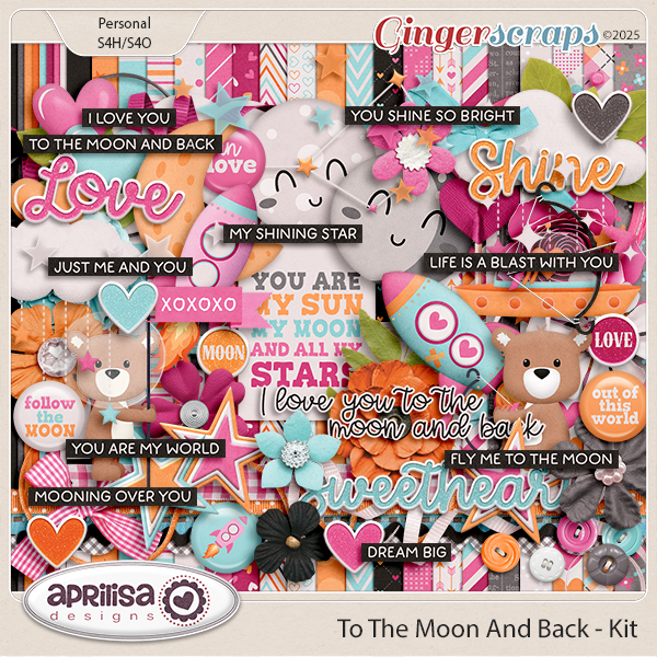 To The Moon And Back - Kit by Aprilisa Designs