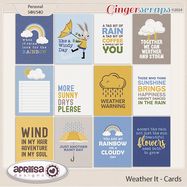 Weather It - Cards by Aprilisa Designs