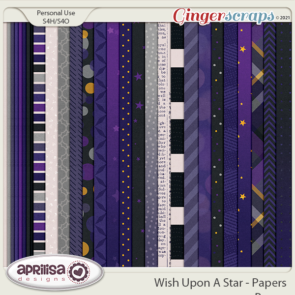 Wish Upon A Star - Papers by Aprilisa Designs