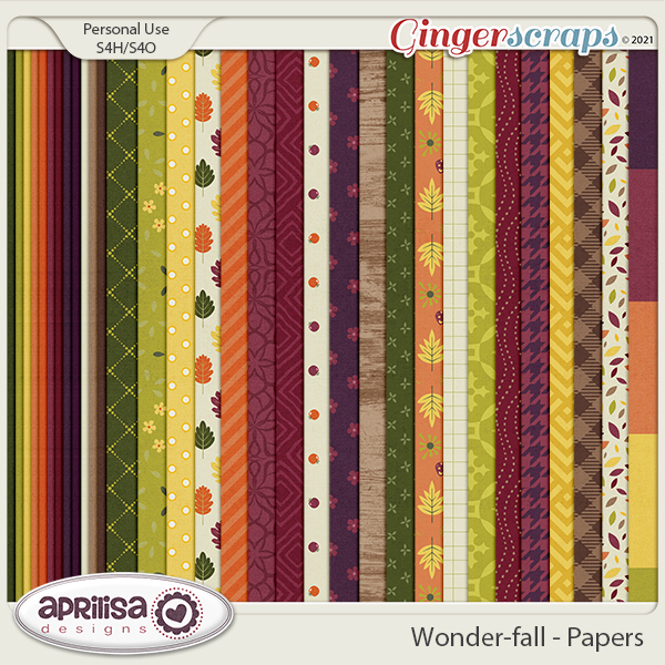 Wonderfall - Papers by Aprilisa Designs