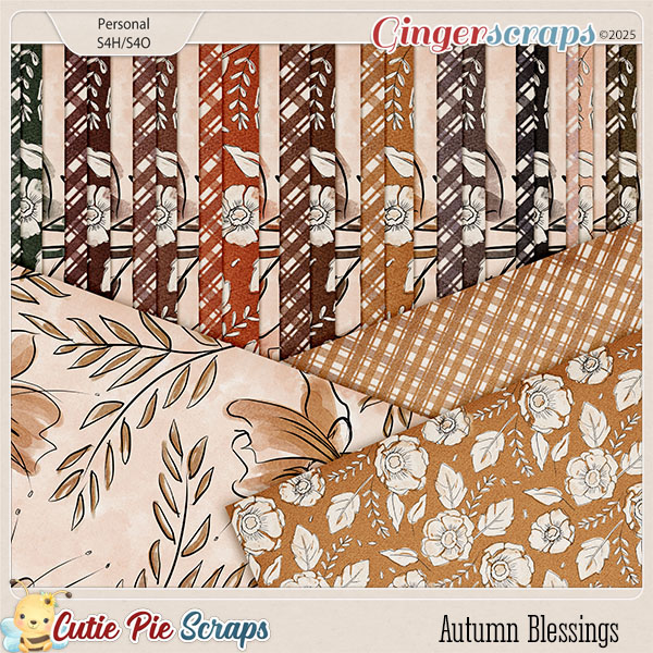 Autumn Blessings Pattern Papers