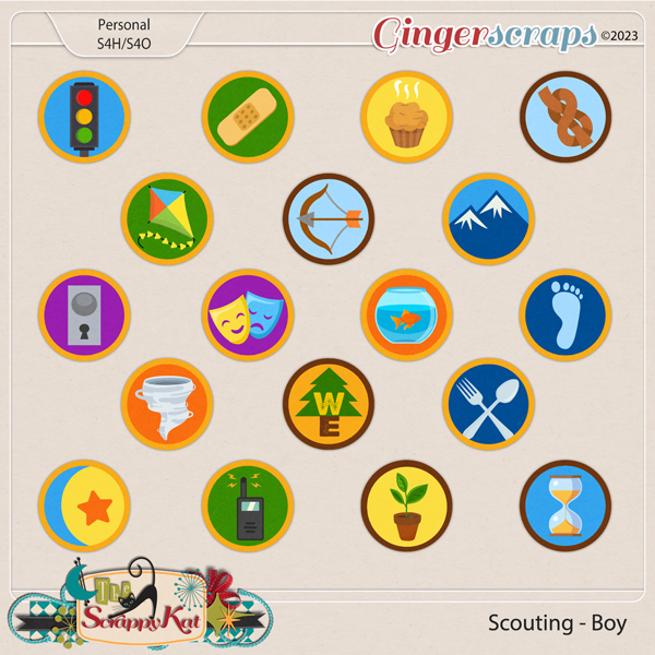 Scouting - Boy Badges by The Scrappy Kat