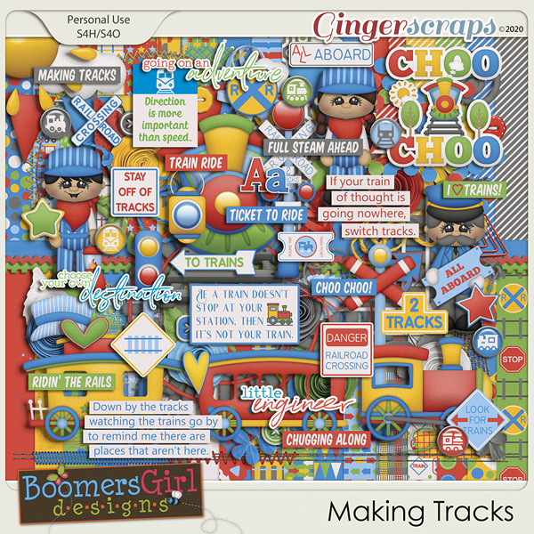 Making Tracks by BoomersGirl Designs