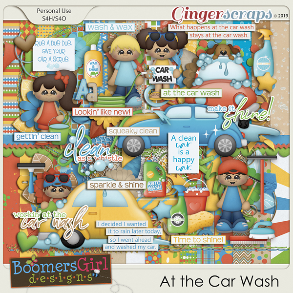 At the Car Wash by BoomersGirl Designs