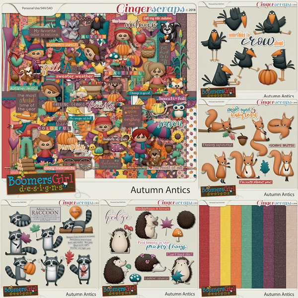 Autumn Antics Bundle by BoomersGirl Designs