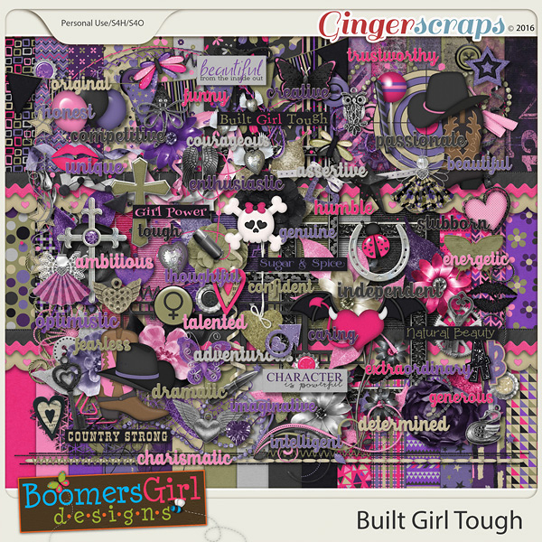 Built Girl Tough by BoomersGirl Designs