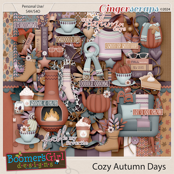 Cozy Autumn Days by BoomersGirl Designs