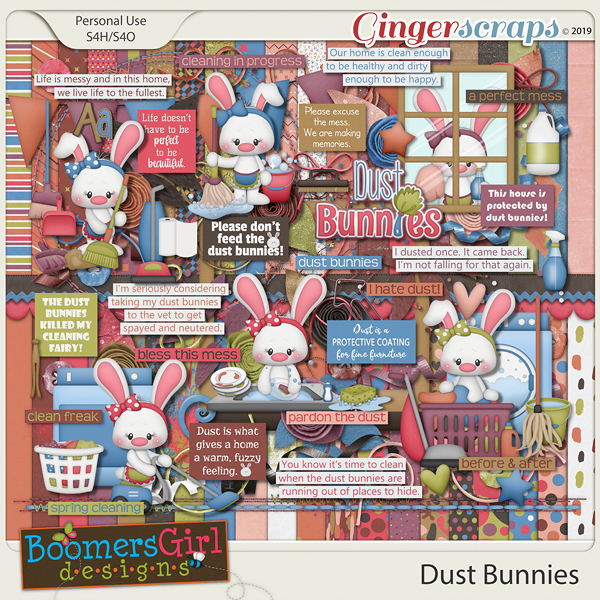 Dust Bunnies by BoomersGirl Designs