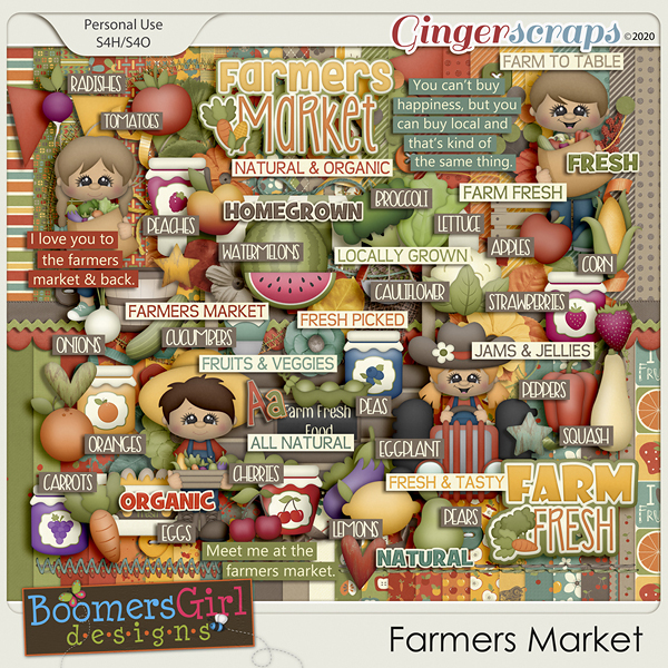 Farmers Market by BoomersGirl Designs