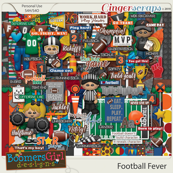 Football Fever by BoomersGirl Designs