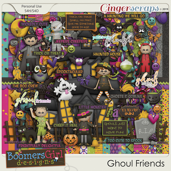 Ghoul Friends by BoomersGirl Designs