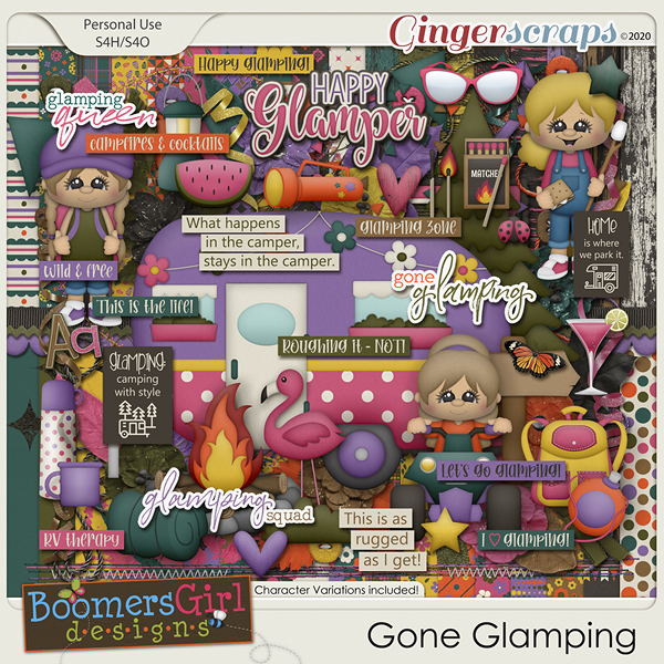 Gone Glamping by BoomersGirl Designs