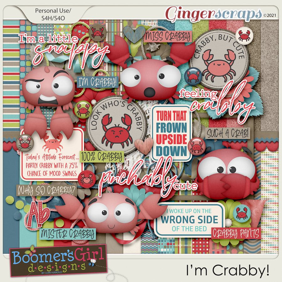 I'm Crabby! by BoomersGirl Designs