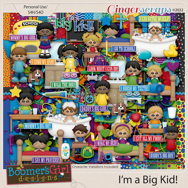 I'm a Big Kid! by BoomersGirl Designs