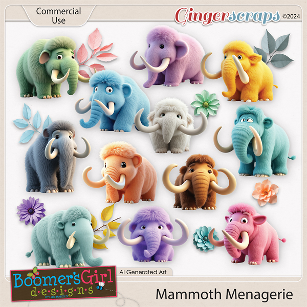 Mammoth Menagerie by BoomersGirl Designs