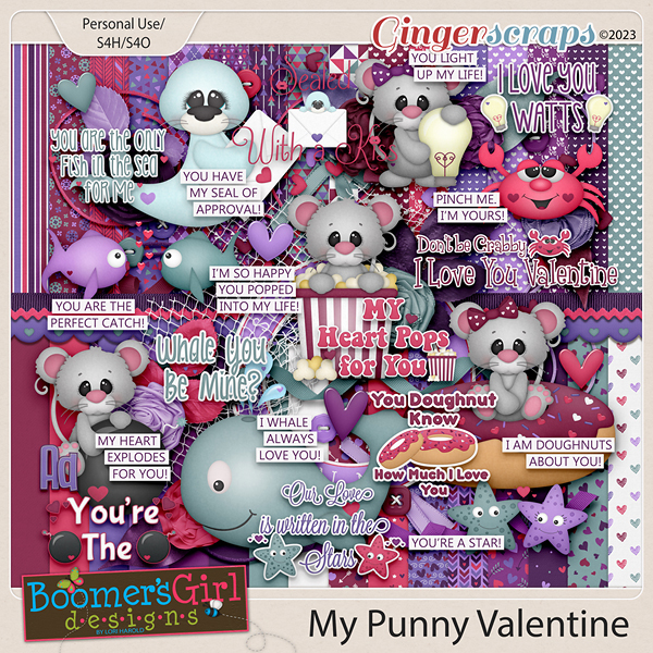 My Punny Valentine by BoomersGirl Designs