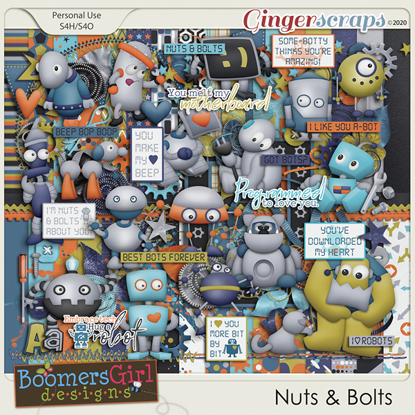 Nuts & Bolts by BoomersGirl Designs