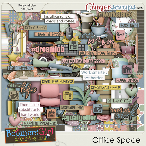 Office Space by BoomersGirl Designs