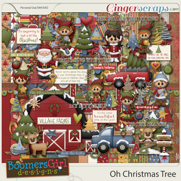 Oh Christmas Tree by BoomersGirl Designs