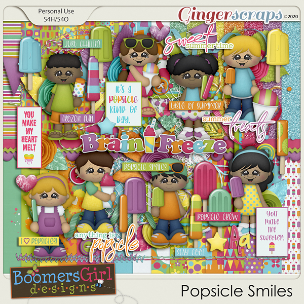 Popsicle Smiles by BoomersGirl Designs