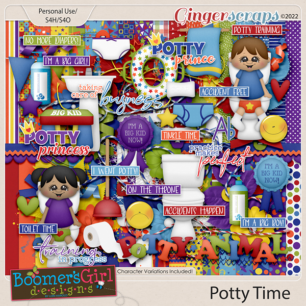 Potty Time by BoomersGirl Designs